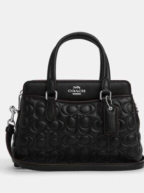 COACH Mini Darcie Carryall in Signature Leather